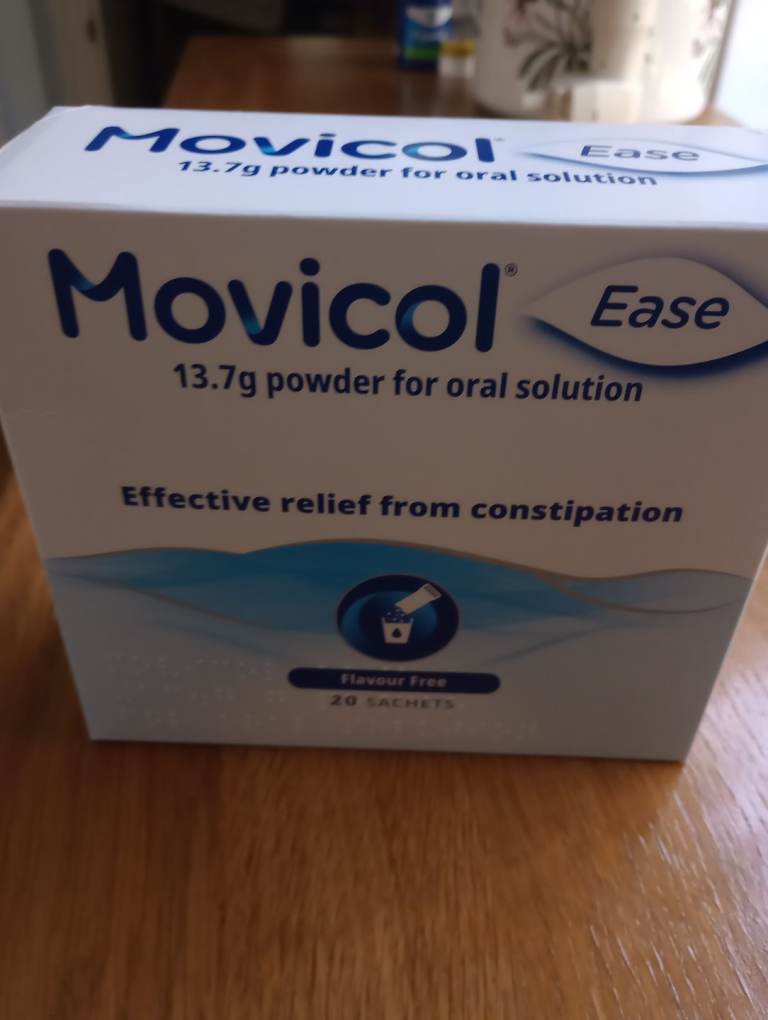 Movicol Ease stick Sachets, flavor free, 20 Sachets, constipation relief for adult.