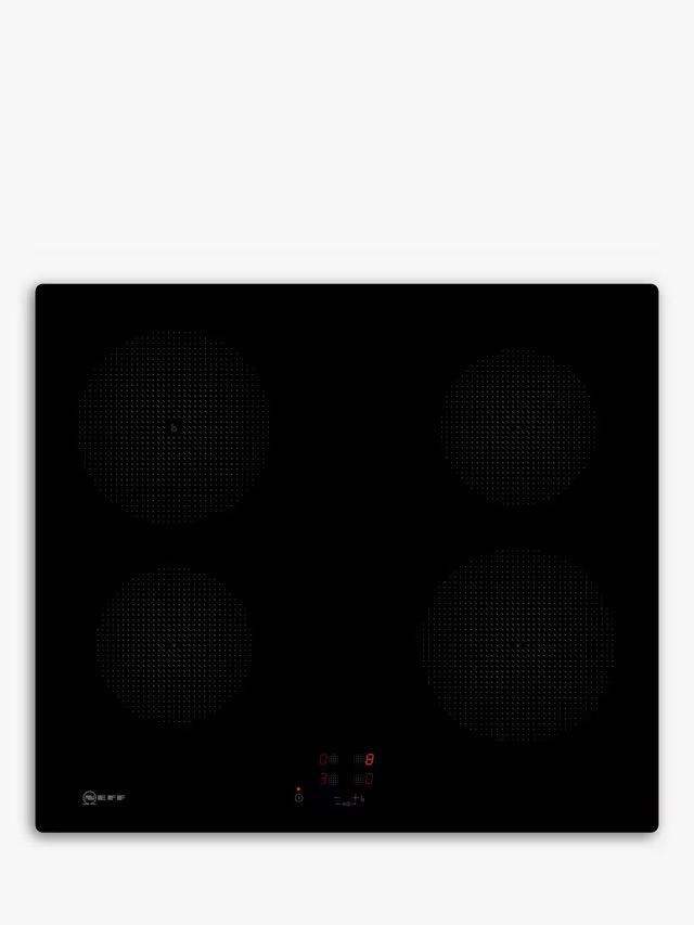 Neff N30 Black Glass Plug & Play 13amp induction Hob W 592mm x D522mm x H51mm