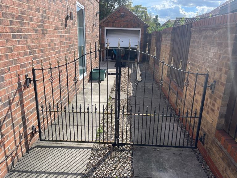 Iron gates