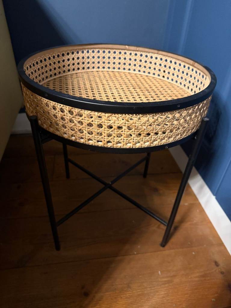 Beliani Boho Side Table VIENNA Black