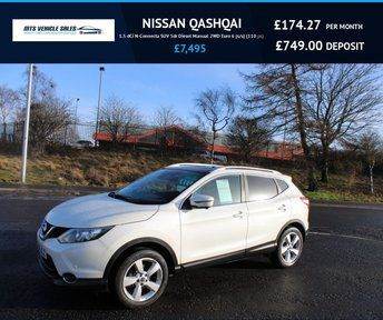  NISSAN QASHQAI 1.5 dCi N-Connecta 2016,Glass Roof,Sat Nav,18*Alloys,Reverse Cam,Ulez Compliant