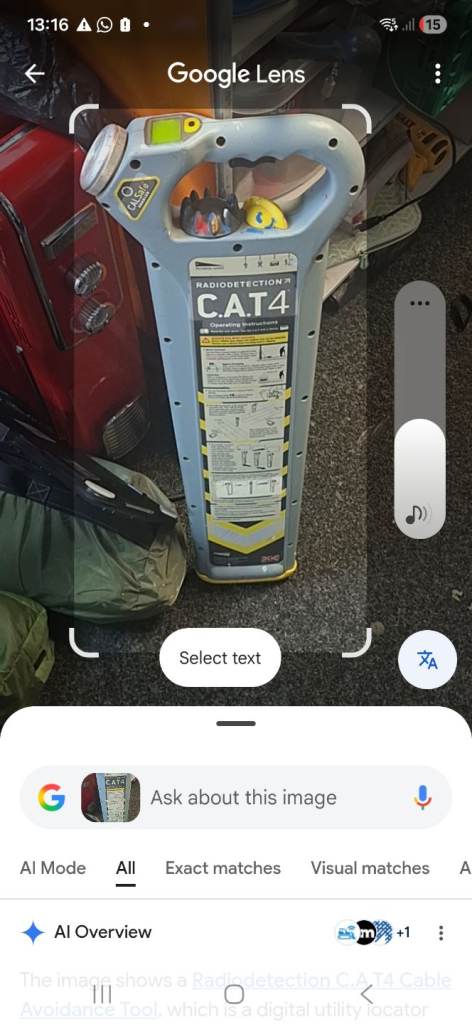 CAT4 Cable Avoidance Tool – Good Condition