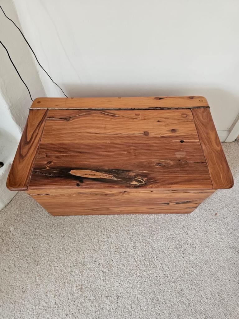 Solid Wood Storage Chest / Blanket Box – Good Condition