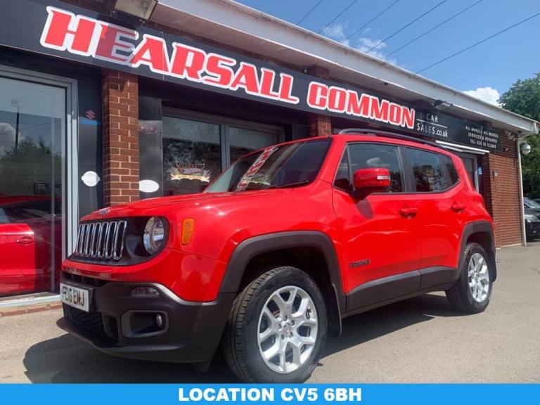 2016 16 JEEP RENEGADE 2.0 MULTIJETII LONGITUDE SUV 5DR DIESEL MANUAL 4WD EURO 6 