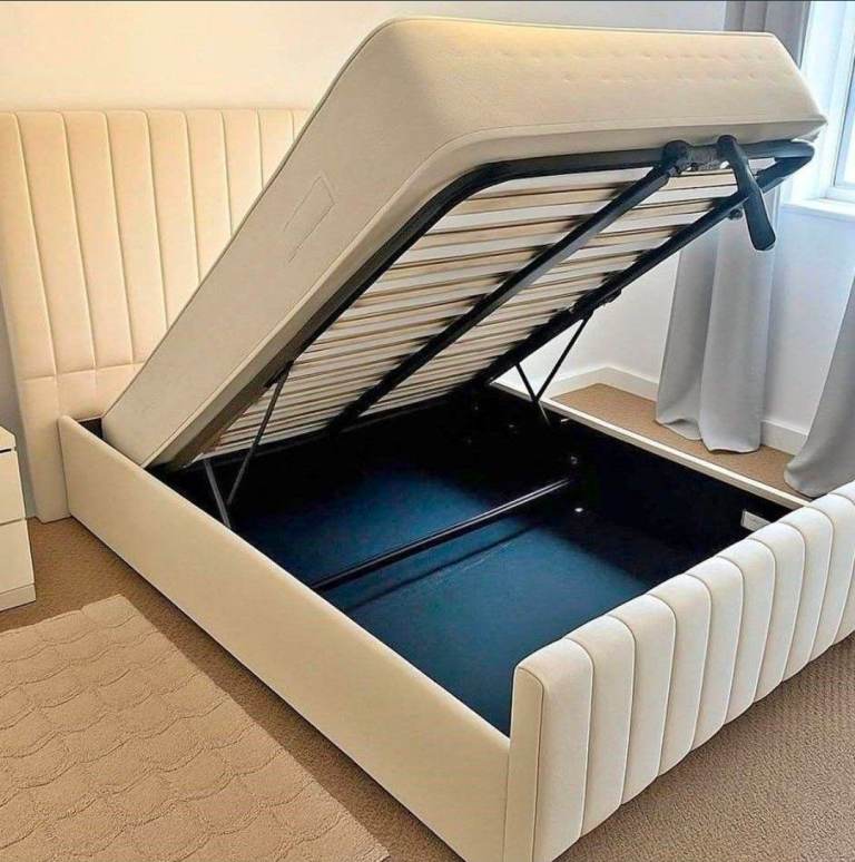 Double and king size Gas lift storage bed Cash on delivery 