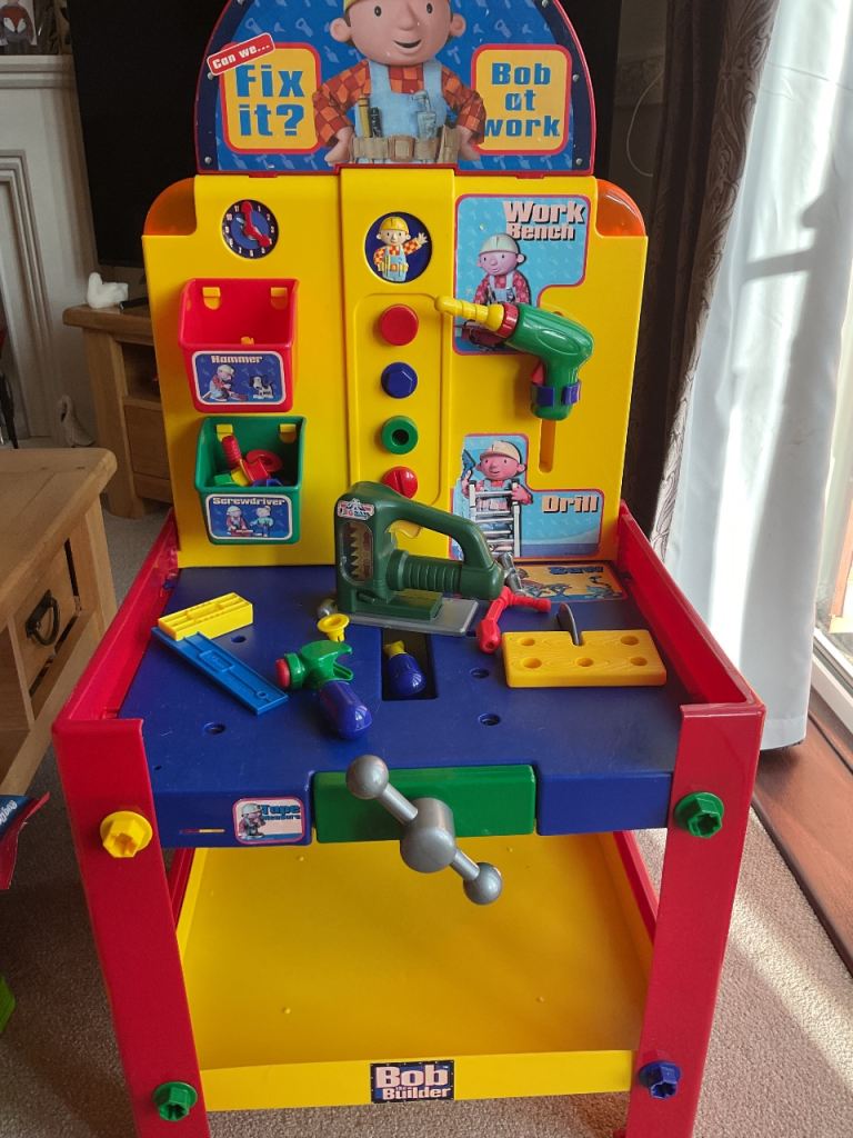 Bob the builder work bench ,With working sounds and tools,