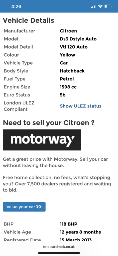 Citroen, DS3, Hatchback, 2013, Other, 1598 (cc), 3 doors