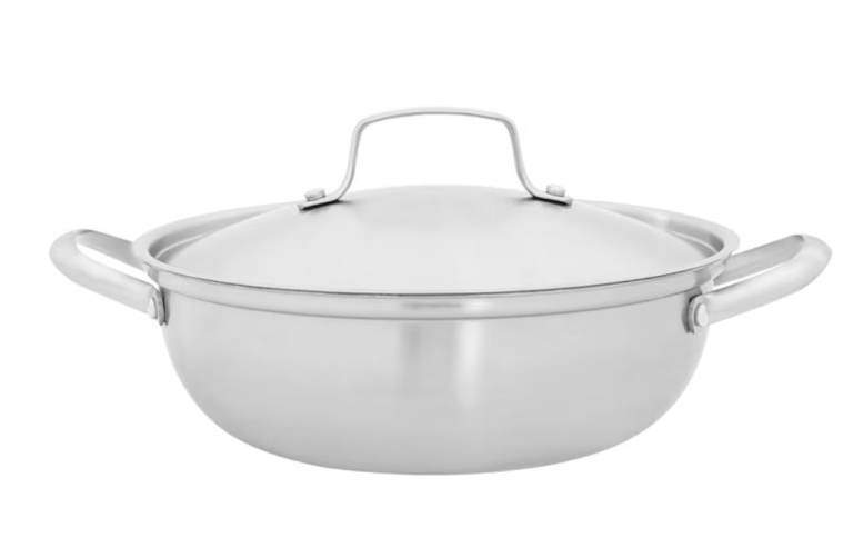 Brand new stainless steel wok