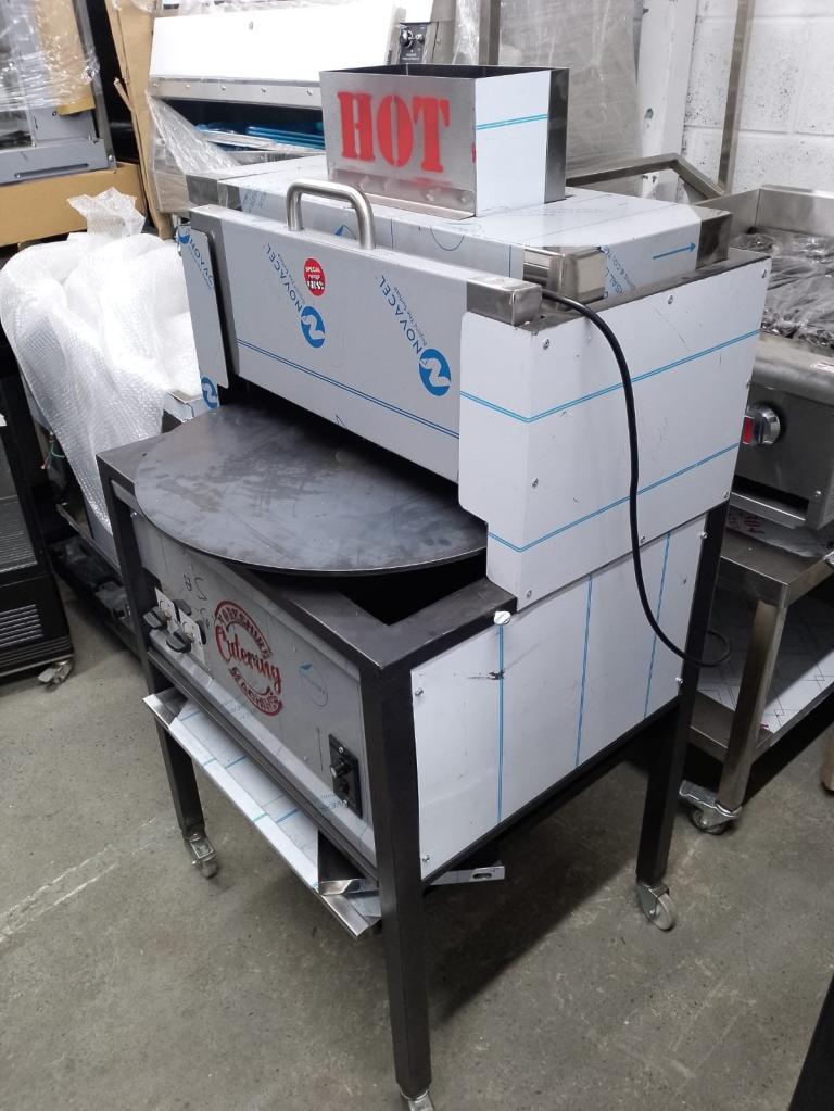 Commercial roti Nan machine rotating disc gas grill new