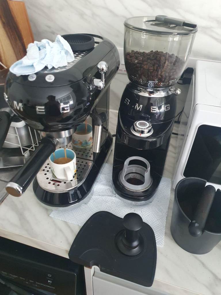 Smeg Coffee machine and grinder