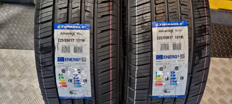 225 55 17 101W    2 x NEW! tyres Triangle Advante X All Seasons