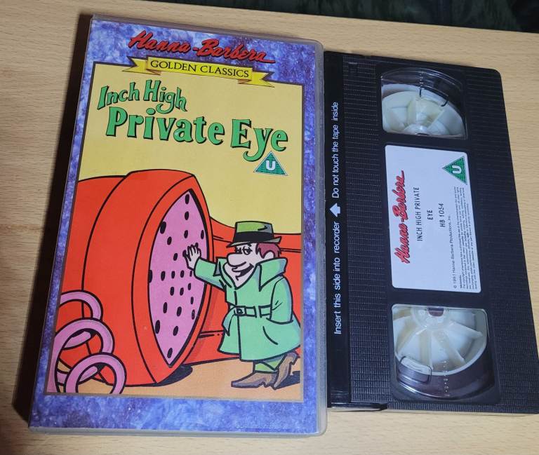 Inch High Private Eye Rare Hanna Barbara Excellent Condition Vhs Video b13 