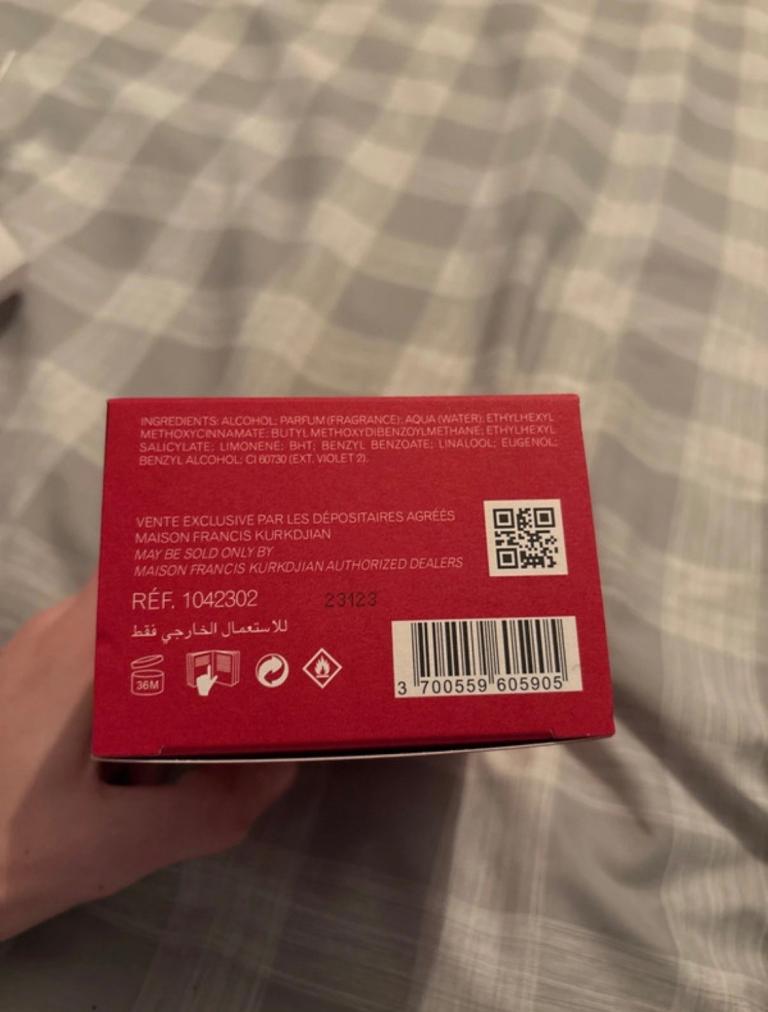 Barracat Rouge 540 Maison Francis Kurkdjian Paris 70ml