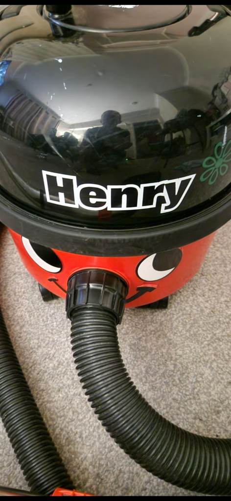 Henry Vacuum Cleaner in Good Condition - Black and Red