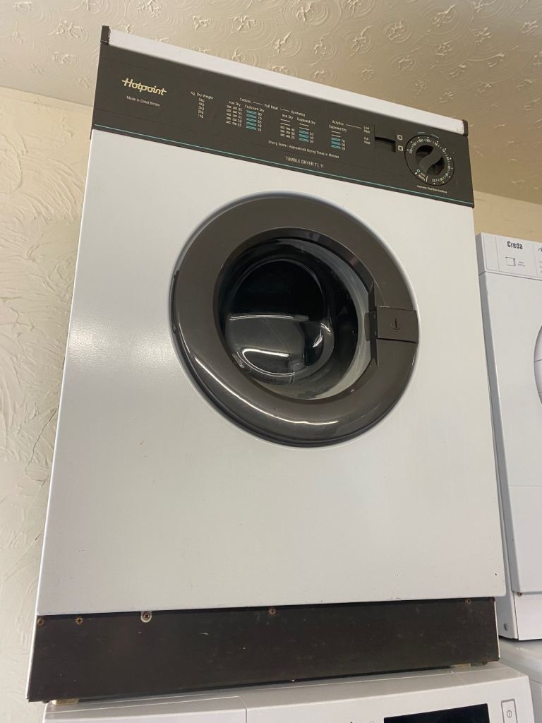 🚚✅BASIC WHITE HOTPOINT FULLY WORKING VENTED TUMBLE DRYER £100 CAN DELIVER 