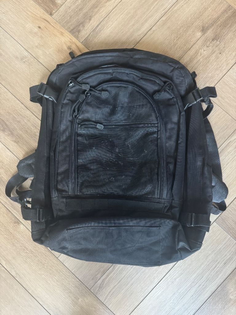Bug Out Gear black backpack