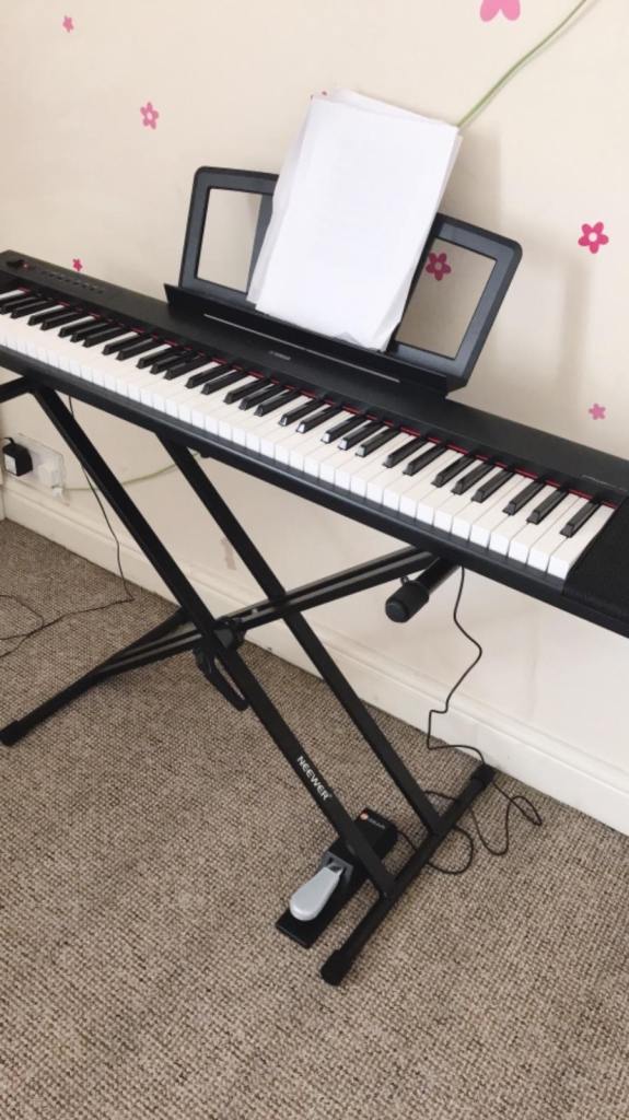 Neewer Double-Braced X-Frame Keyboard Stand - Heavy Duty & Adjustable