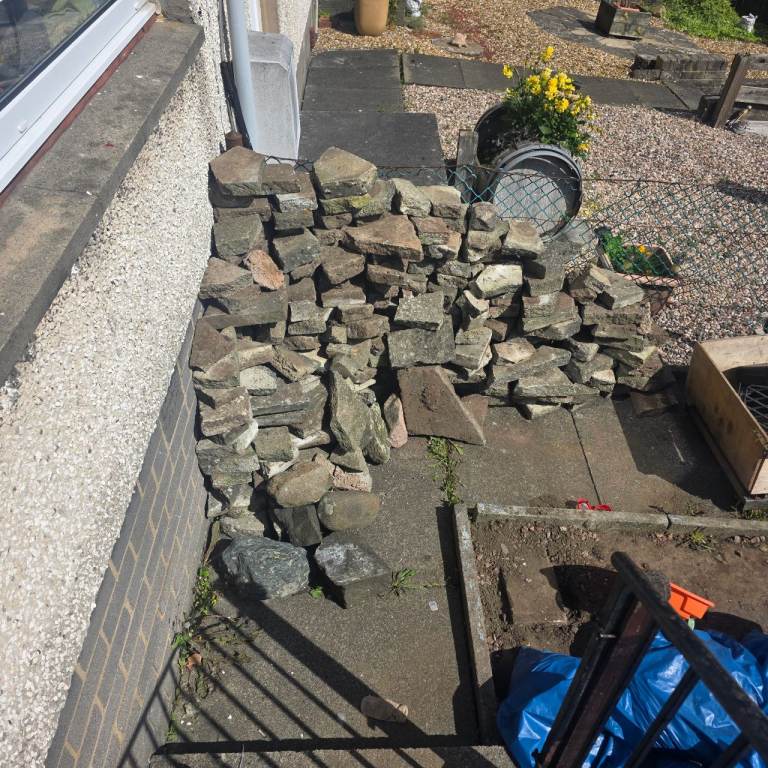 Garden Wall Stones - Good Condition Natural Rocks