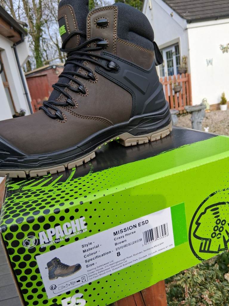 APACHE FOOTWEAR   MENS WORK BOOTS