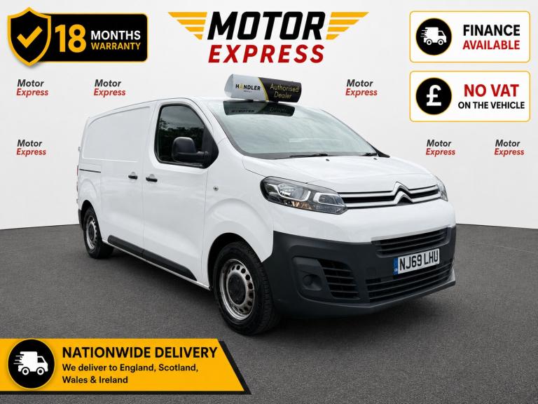 2019 Citroen Dispatch 1400 2.0 BlueHDi 120 Van X PANEL VAN Diesel Manual