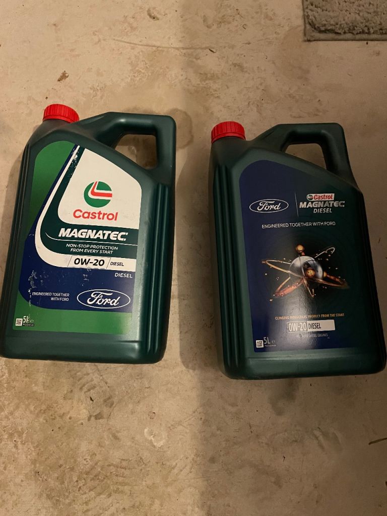 Unopened new 2x 5L Castrol ow20 oil