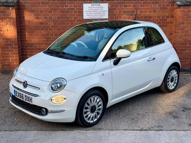 2016 Fiat 500 1.2 Lounge 3dr HATCHBACK PETROL Manual