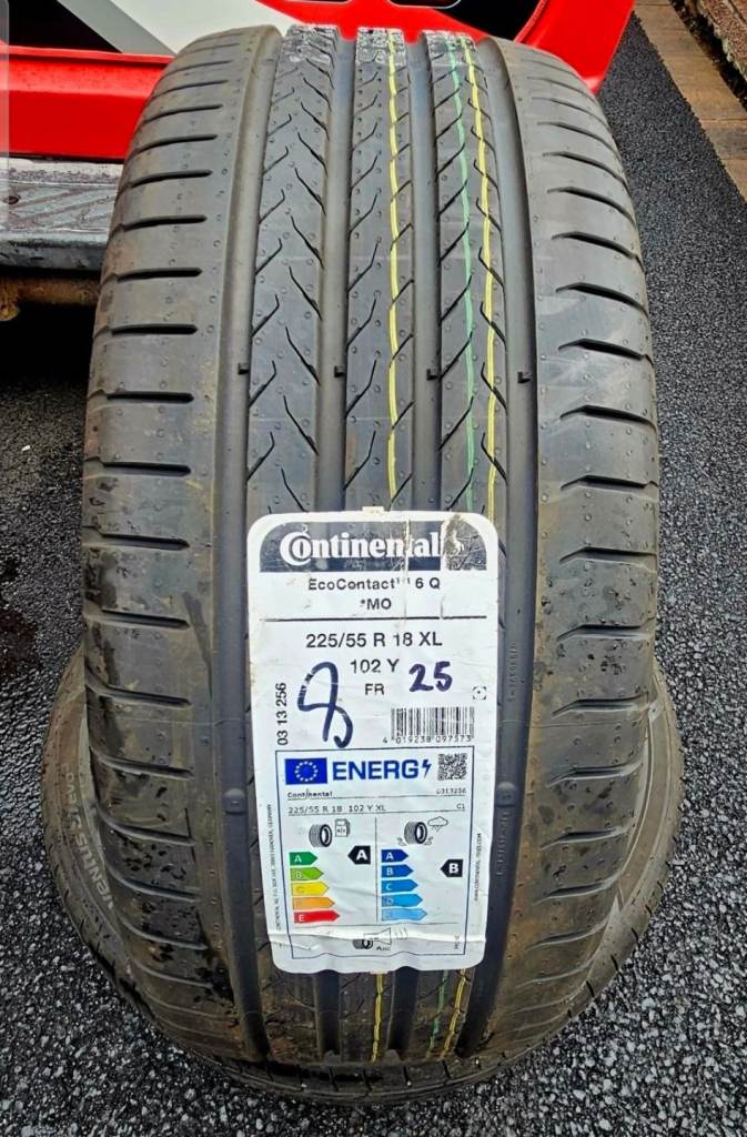 1 X 225 55 18 Continental Eco Contact 6 Q BRAND TYRE Free mobile tyre fitting 