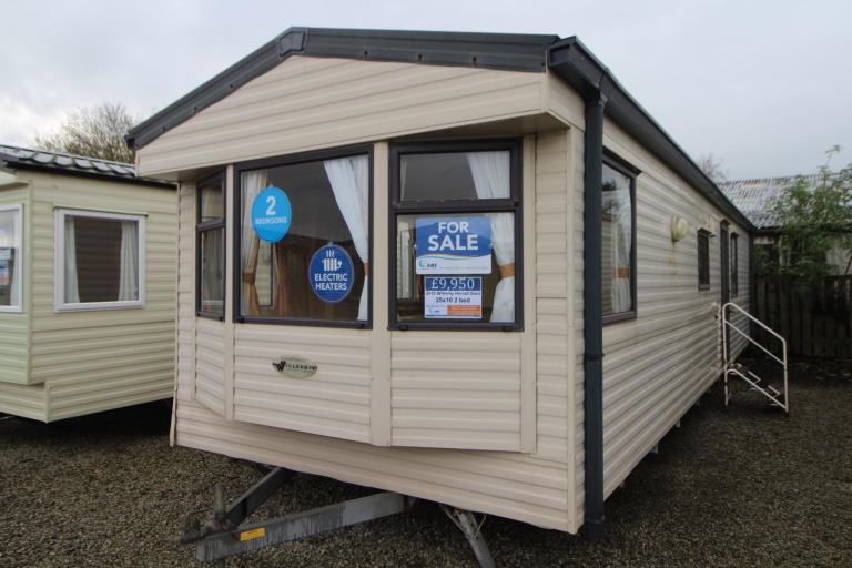 Willerby Herald Gold 35x10 2 bed 2010 preowned static caravan for sale offsite 