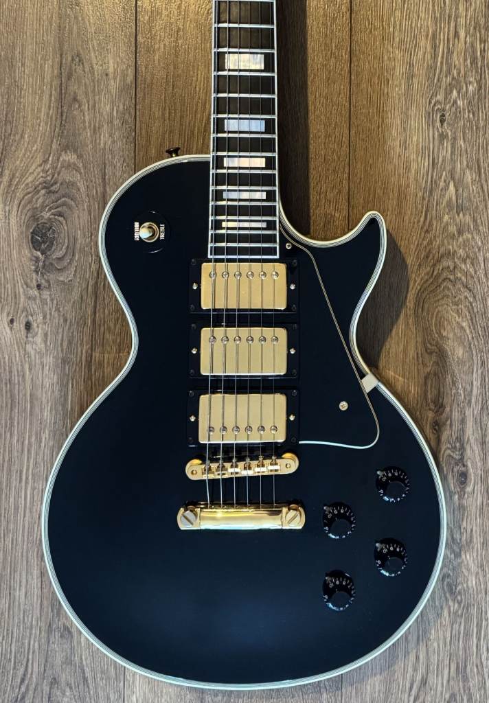 Gibson Les Paul Custom Pre-Historic '57 Reissue R7 3-Pickup Ebony (1992) - Trades