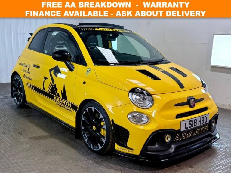 2018 Abarth 595 1.4 T-Jet Competizione Cabrio 2dr Petrol Manual Euro 6 (180 bhp) Convertible Petr...