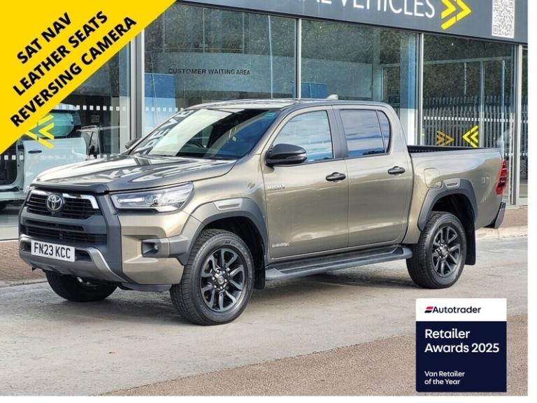 2023 Toyota Hilux D-4D Invincible X 204ps Pickup Double Cab, Auto 4WD Euro 6, Sat Nav, 18 Al Pick...