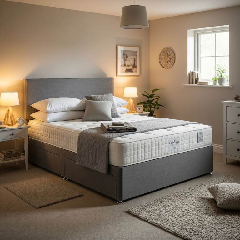 Premium Quality Divan Bed With Mattress And Storage Drawers Single, Small Double, Double, King Size 