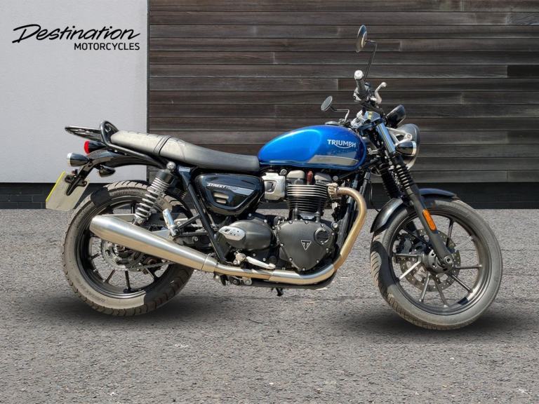 2021 Triumph STREET PREMIUM SINGLE COLOUR blue 5 Speed