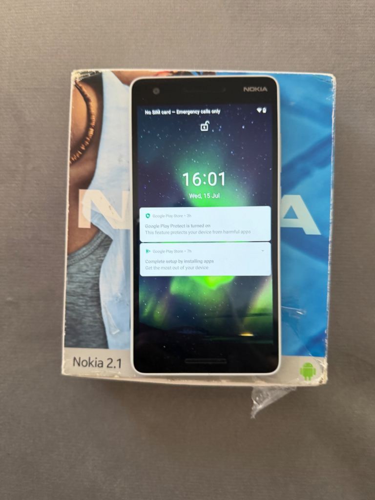 Nokia 2.1 boxed and Dual sim