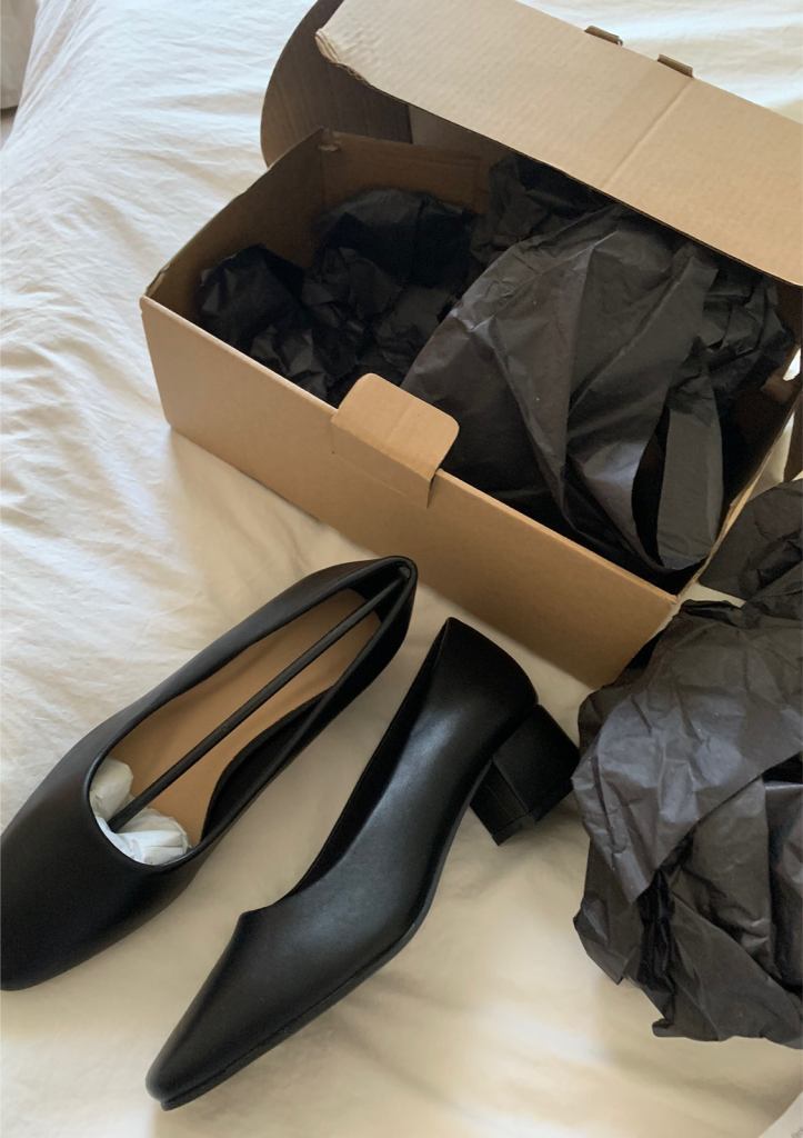 image for JD.WILLIAMS BLACK BLOCK HEEL SHOES - RRP - £22.40