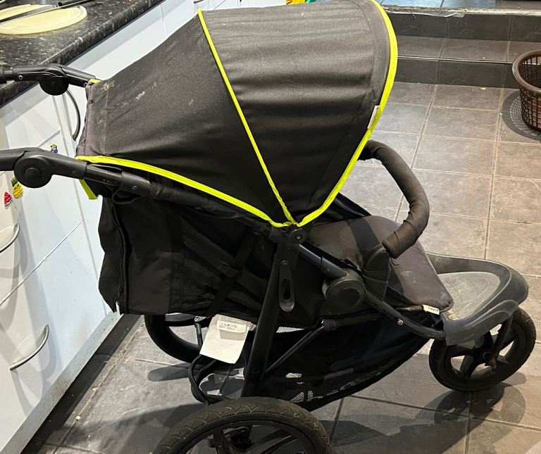 image for Hauck Runner Neon Black Pushchair