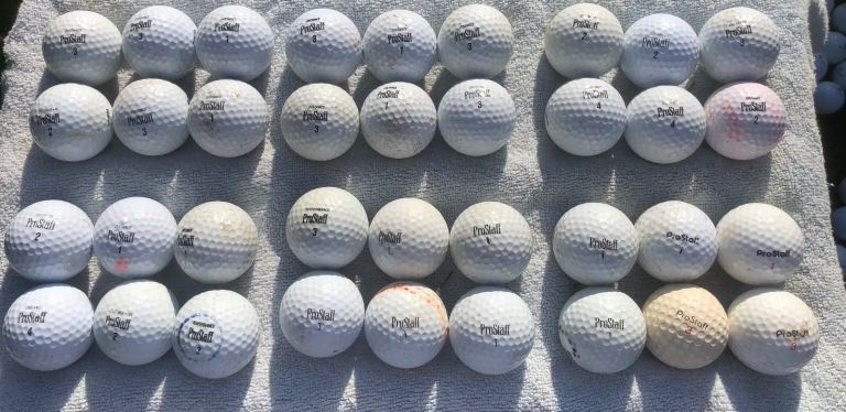 Used Wilson Prostaff golf balls for sale 