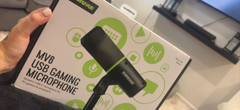 Shure MV7 USB Gaming Microphone - Dynamic, Brand New