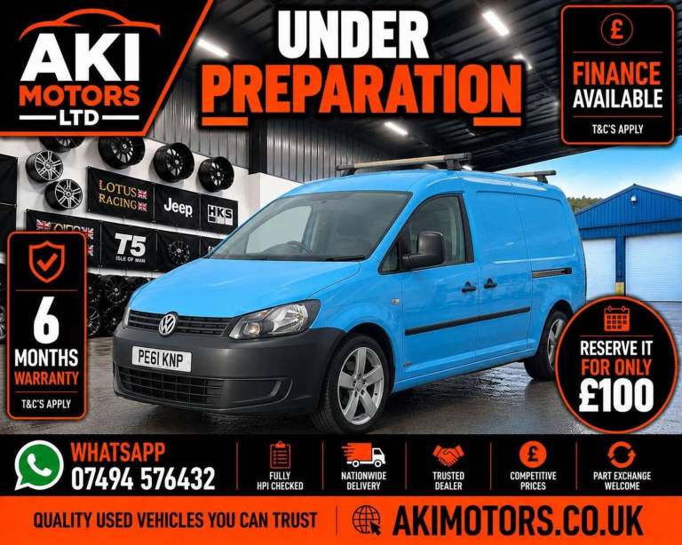 2011 Volkswagen Caddy Maxi 1.6 TDI 102PS Van PANEL VAN DIESEL Manual