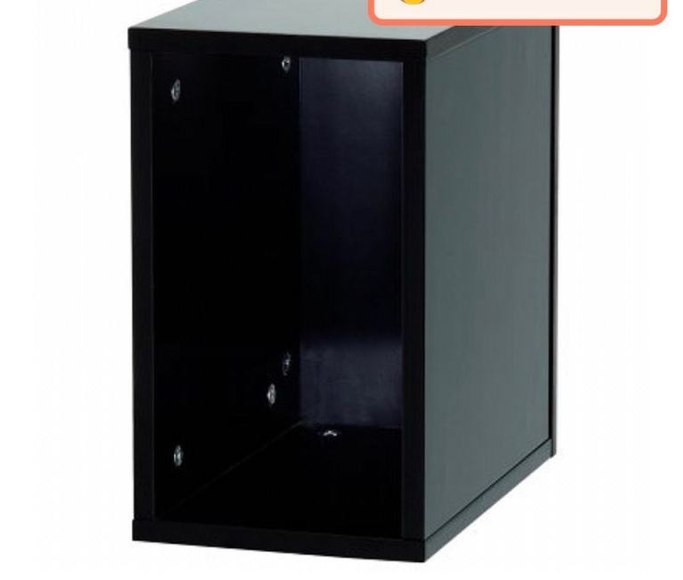 Glorious 12" Vinyl Record Storage Box 55 (black)