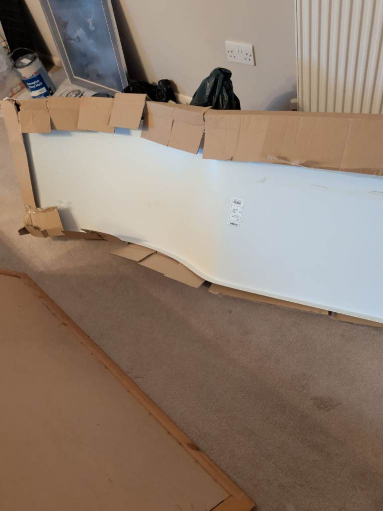 P shaped bath panel