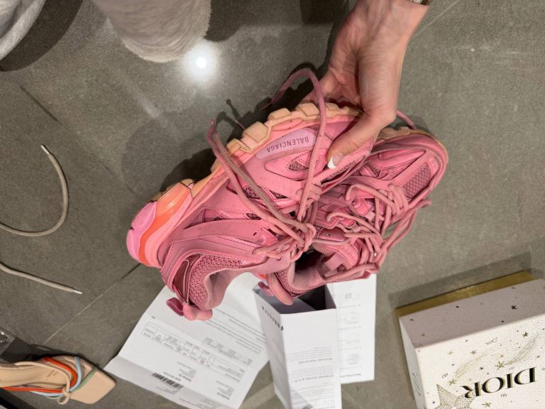 Pink Balenciaga Track trainers Size 38 / UK 5