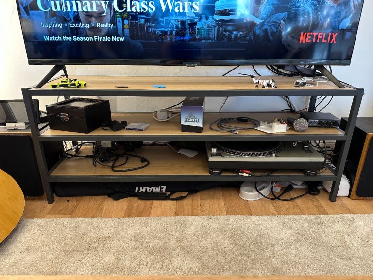 Argos TV Stand / TV Bench / Media Unit  – Oak