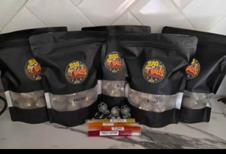 Carp fishing pre tied ready made PVA Pellet balls