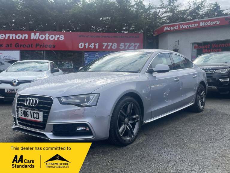 2016 Audi A5 2.0 TDI 190 S Line 5dr [Nav] [5 Seat] HATCHBACK DIESEL Manual