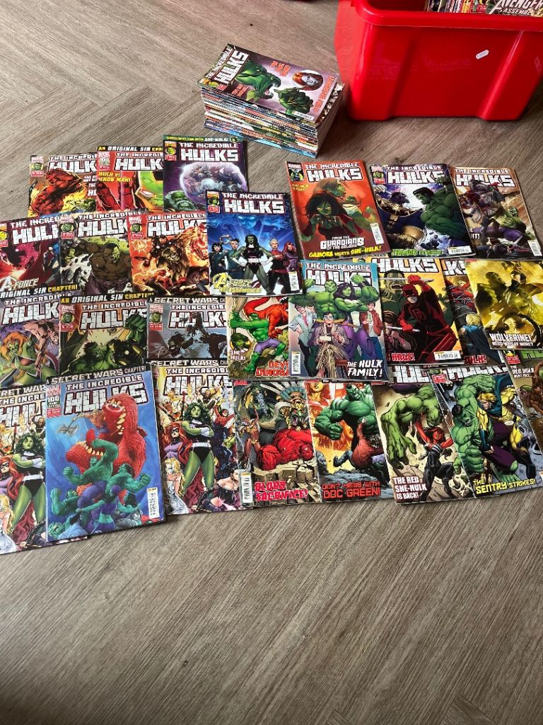 48x Marvel The Incredible Indestructible Hulks Panini Comics Bundle Collection 