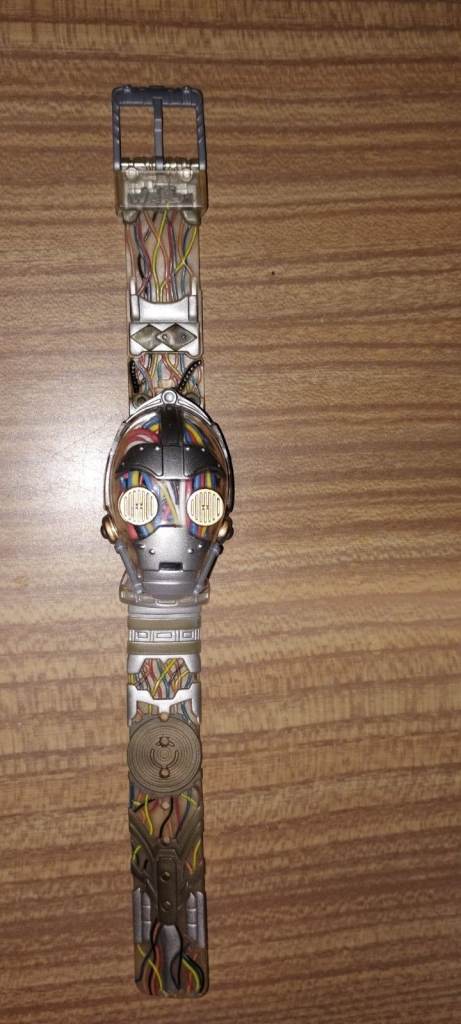 Star Wars Phantom Menace C-3PO Lucasfilm digital watch 1999 - needs battery