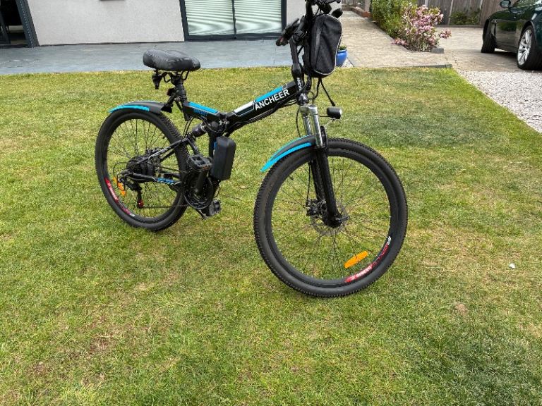 Ancheer Electric Mountain Bike - Black, Good Condition