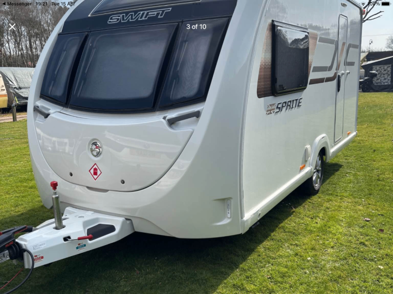 2022 Swift Sprite Alpine 2 Caravan with Motor Movers.  Immaculate.