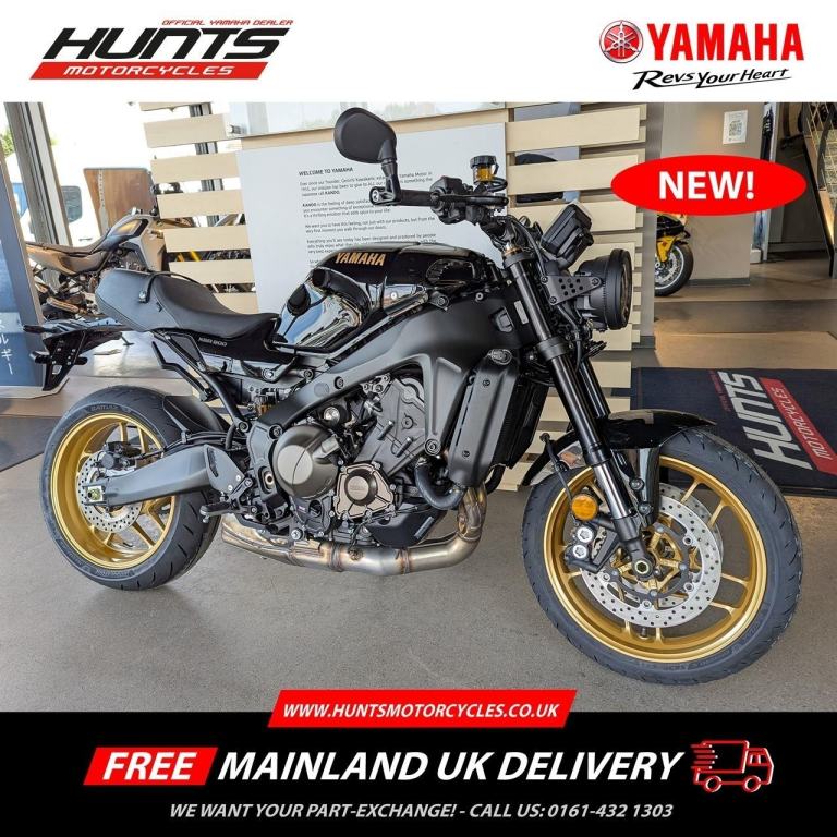 BRAND NEW Yamaha XSR900. Midnight Black. £11,100 On the Road (No Added Fees!)